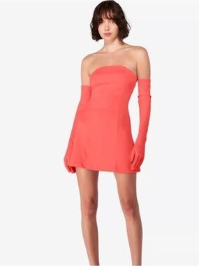 Miscreants Cupid Mini Dress with Matching Gloves